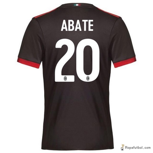 Camiseta AC Milan Replica Tercera Ropa Abate 2017/18